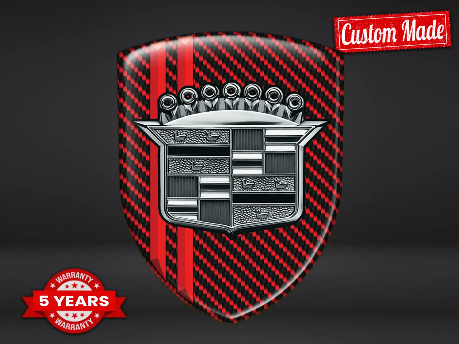 Cadillac Stickers Vitre Auto Max Durable Stylé Pro ST